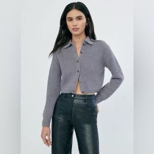 Aritzia Wilfred 100% Merino Wool Cardigan